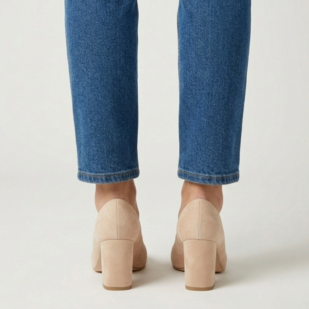 Sylvie | Zapatos de salón elegantes con tacón cuadrado