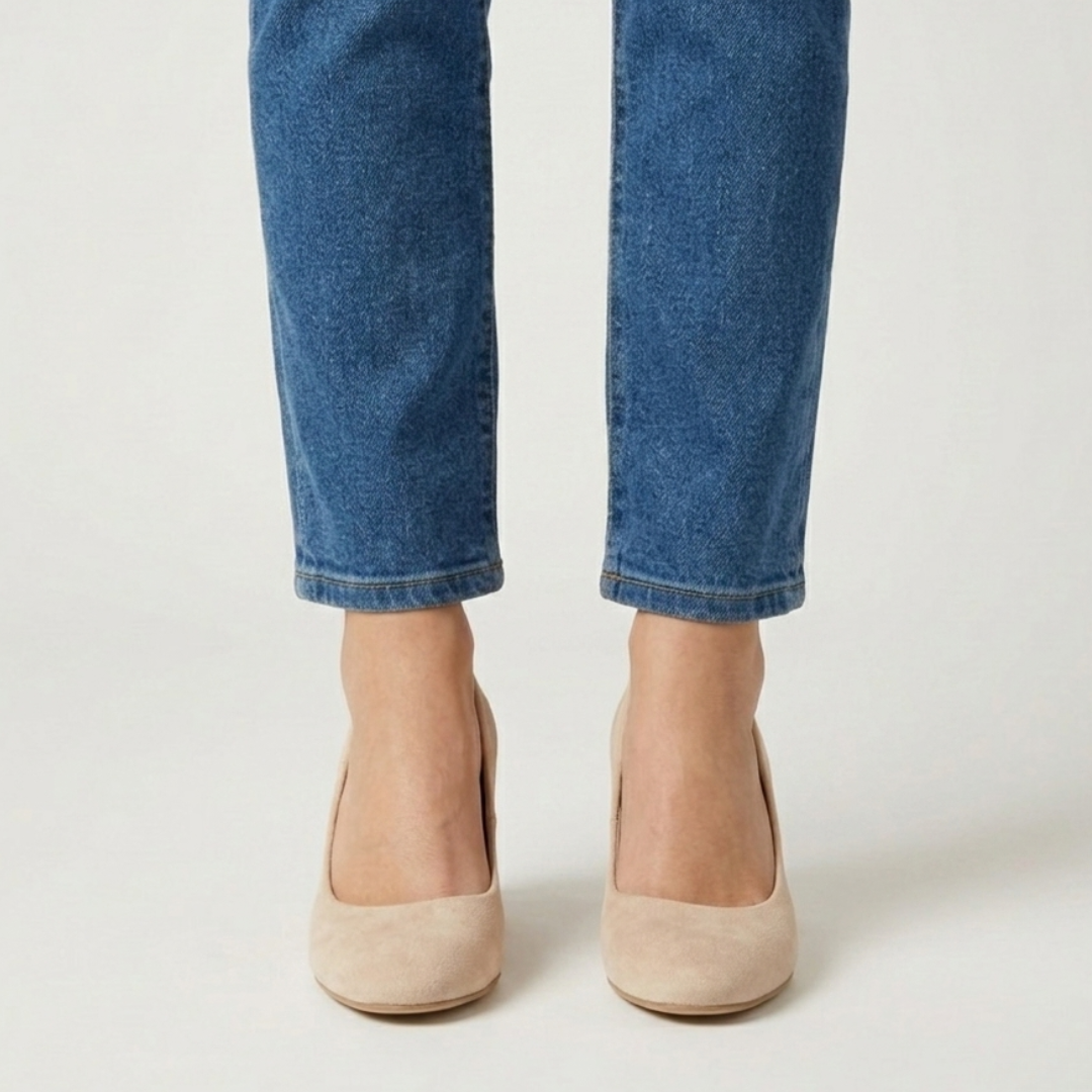 Sylvie | Zapatos de salón elegantes con tacón cuadrado