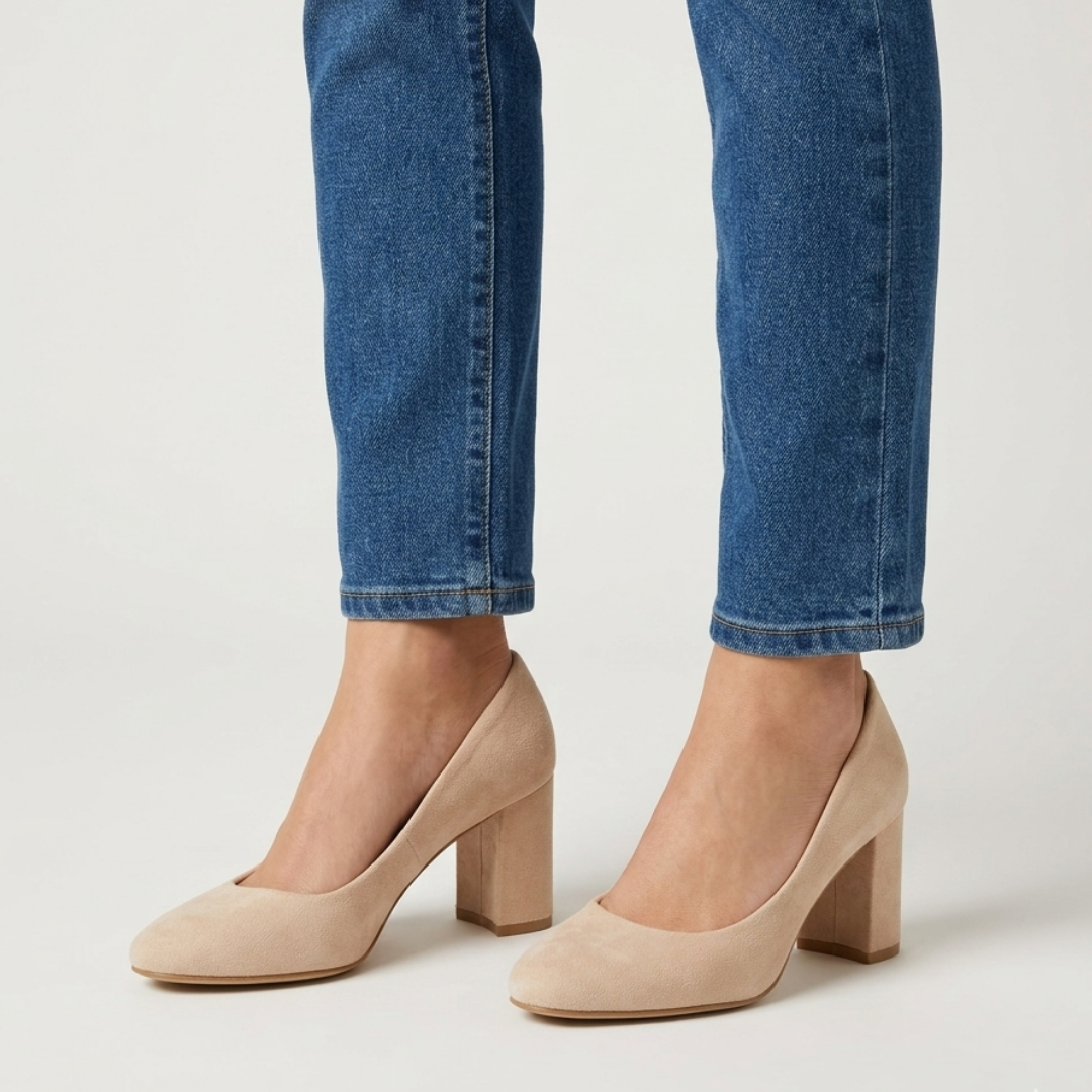 Sylvie | Zapatos de salón elegantes con tacón cuadrado
