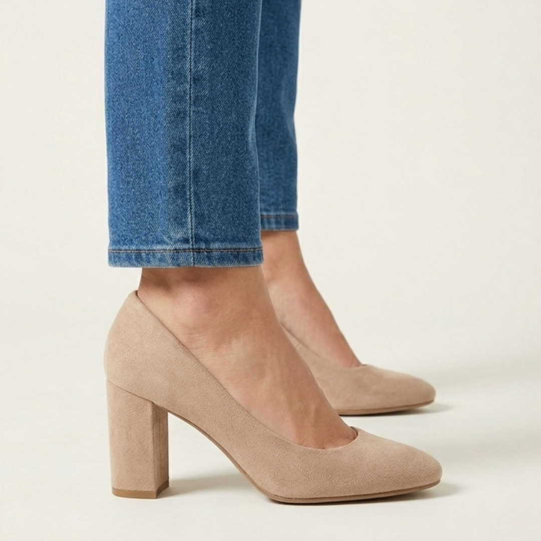 Sylvie | Zapatos de salón elegantes con tacón cuadrado