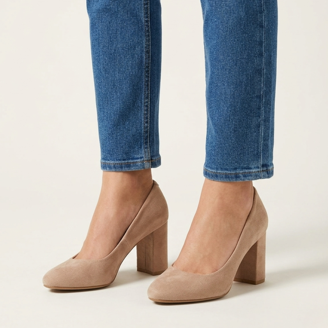Sylvie | Zapatos de salón elegantes con tacón cuadrado