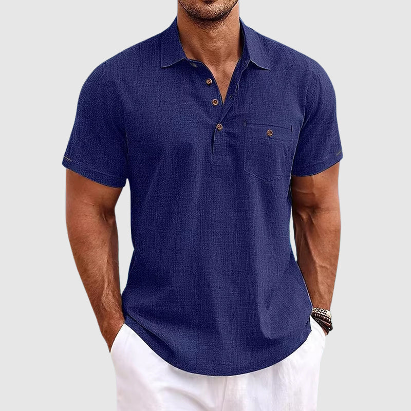 Ippolito | Polo de Lino de Hombre