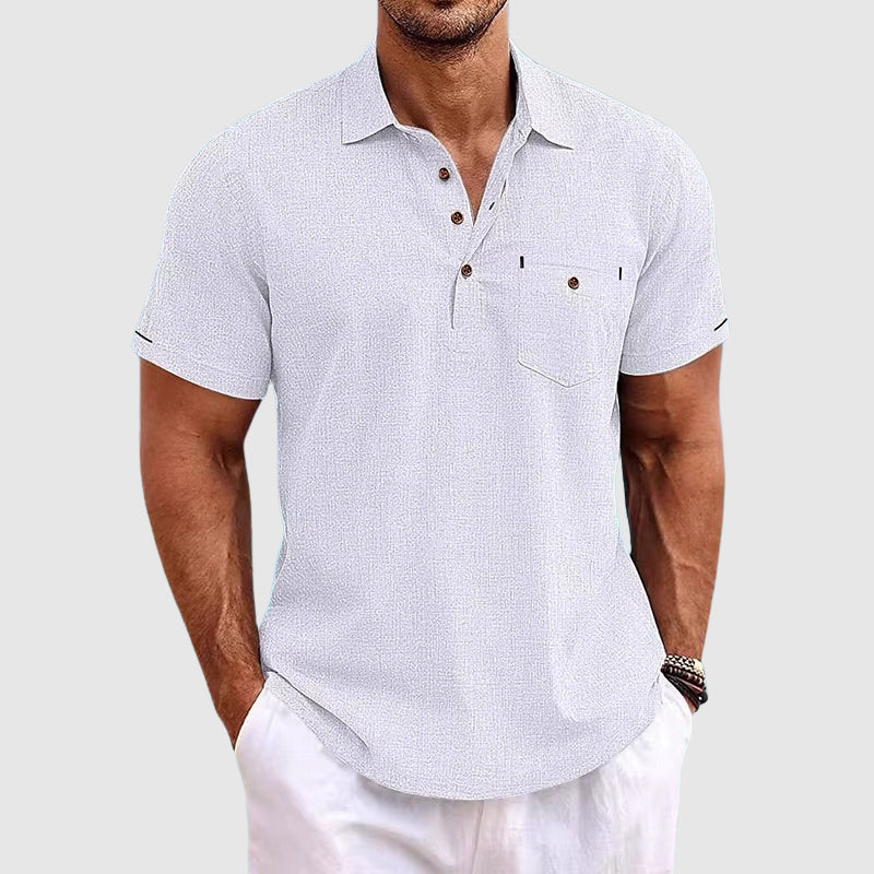 Ippolito | Polo de Lino de Hombre