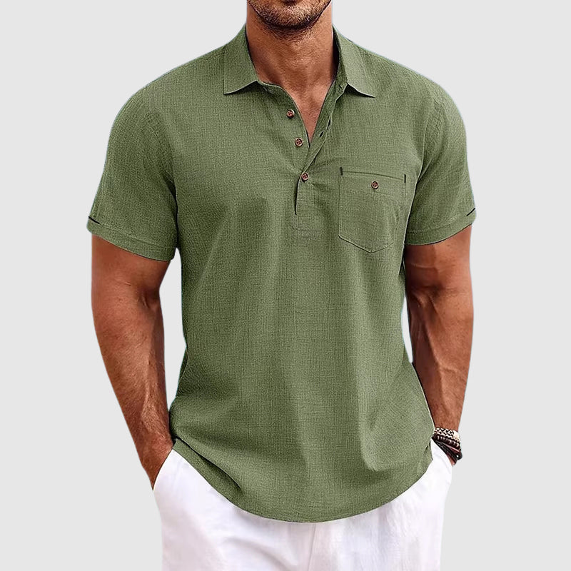 Ippolito | Polo de Lino de Hombre