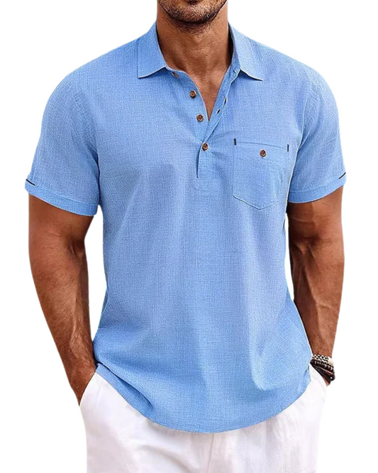 Ippolito | Polo de Lino de Hombre