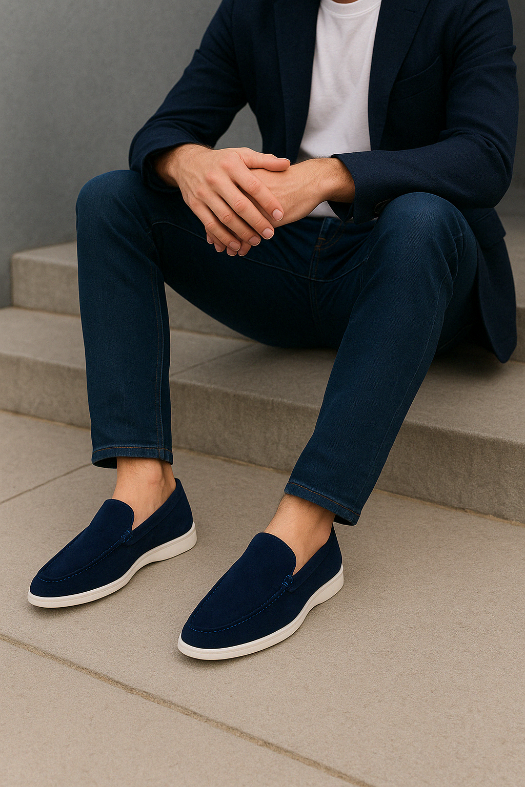 Massimo | Mocasín de Ante Chic
