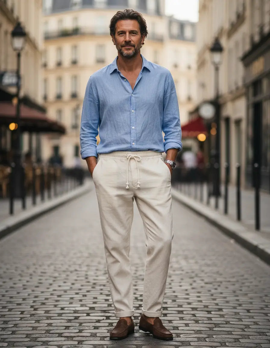 Lago | Pantalón Elegante de Lino