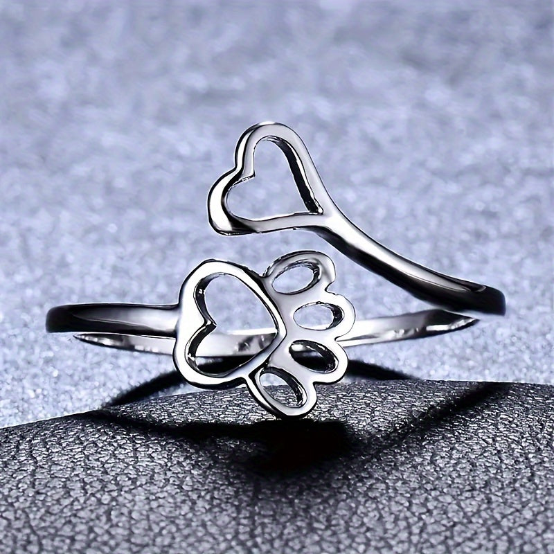 Anillo “Huella de Amor” elegante y romántico