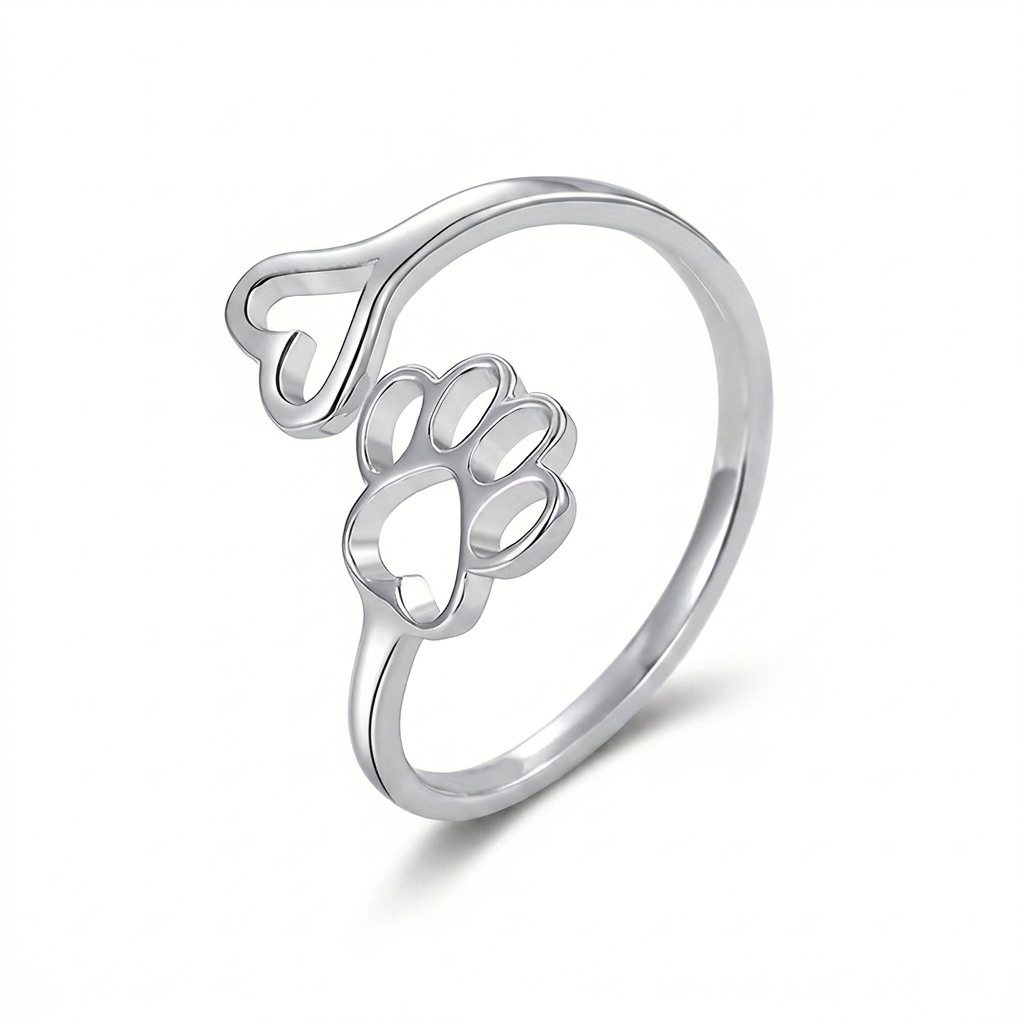Anillo “Huella de Amor” elegante y romántico