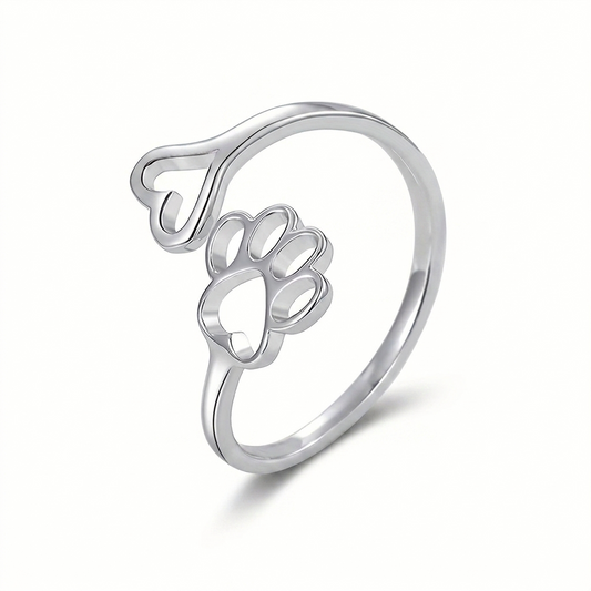 Anillo “Huella de Amor” elegante y romántico