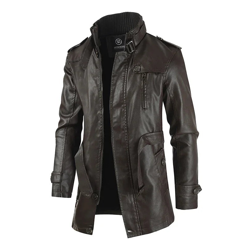 Franco | Chaqueta Larga Biker