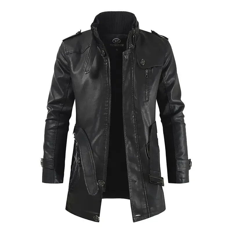 Franco | Chaqueta Larga Biker
