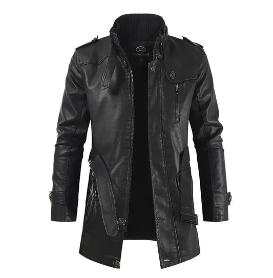 Franco | Chaqueta Larga Biker