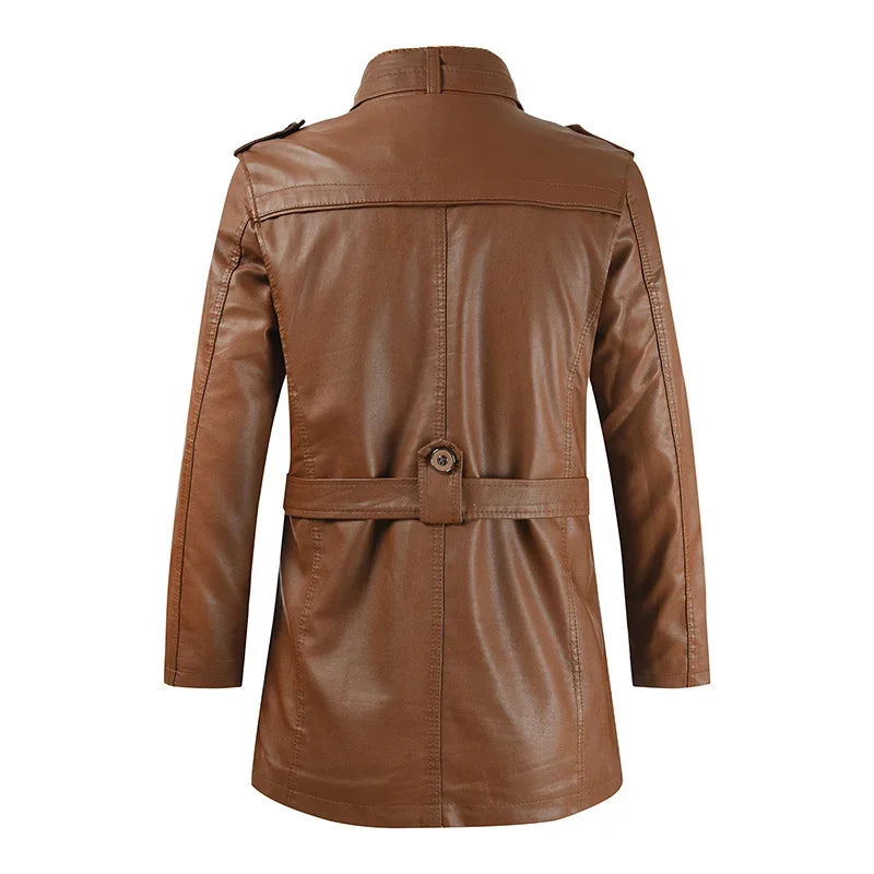 Franco | Chaqueta Larga Biker