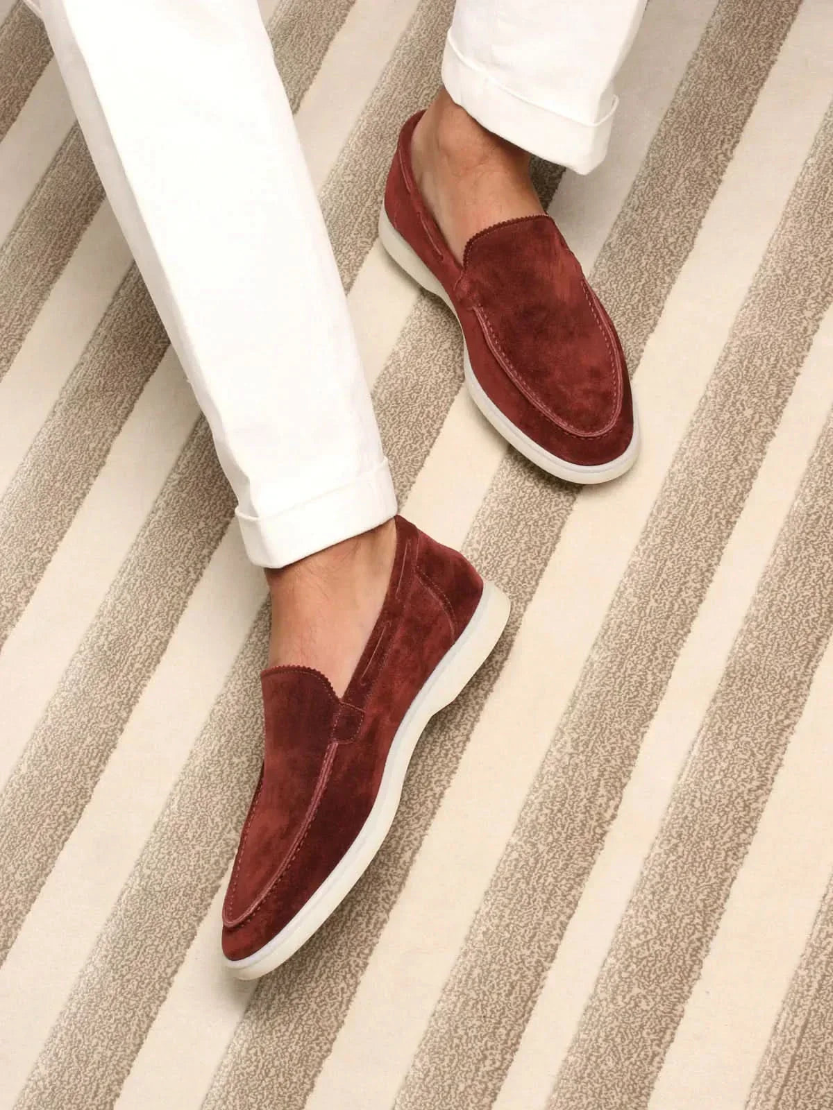 Classico | Mocassino Camoscio — Bordeaux