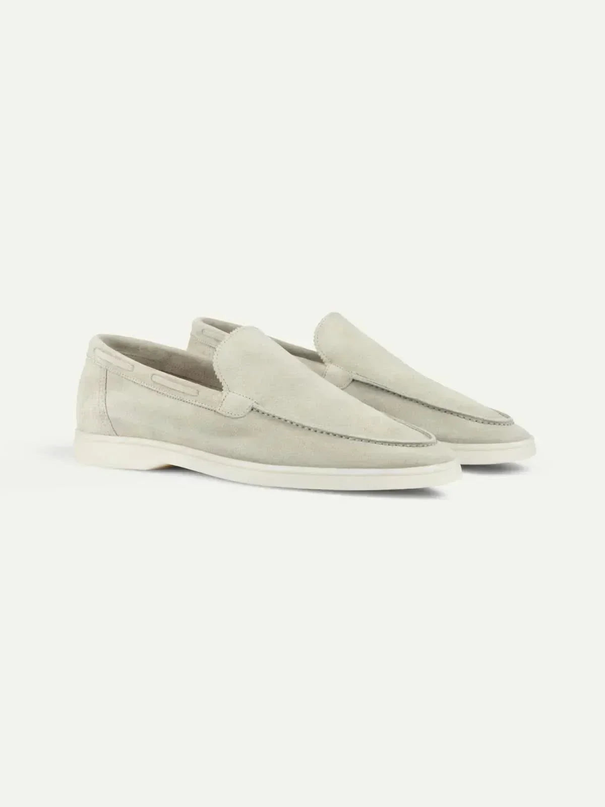 Classico | Mocassino Camoscio — Crema