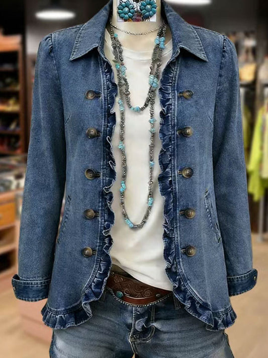Filomena | Elegante Chaqueta con Volantes