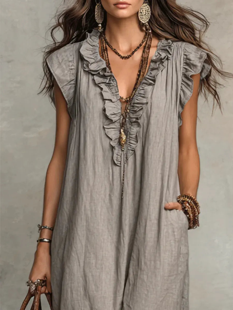 Camelia | Elegante vestido largo de estilo bohemio